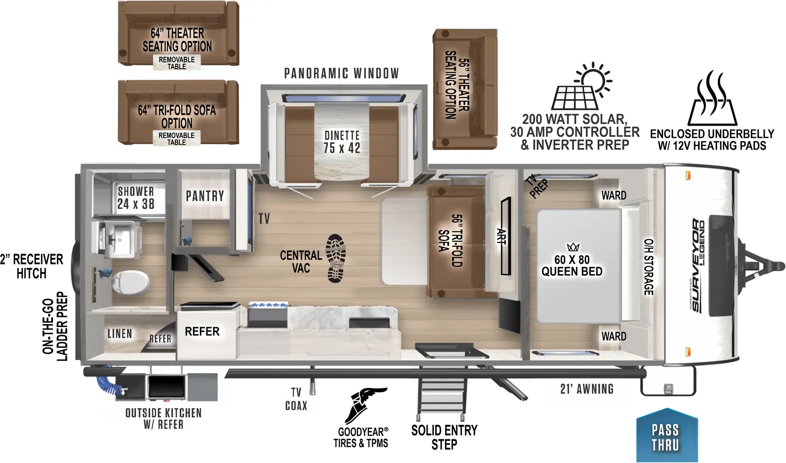 Surveyor Legend 252RBLE Floorplan